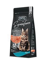 Signature Somonlu Yetişkin Kedi Tüy Yumağı Önleyici 10 Kg