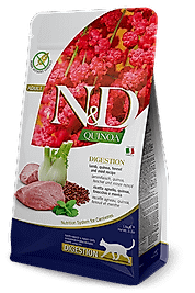 N&D Quinoa Kuzulu Rezene Sindirim Destekli Yetişkin Kedi Maması 5 Kg