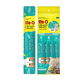 Me-O Kurutulmuş Füme Ton Balıklı Krema Kedi Ödül Maması 15gr (4'lü)