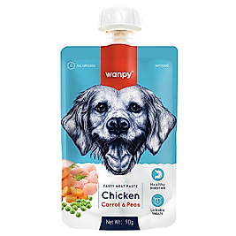 Wanpy Tavuklu ve Havuçlu Ezme Köpek Ödül Maması 90gr