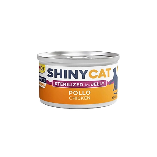 GimCat Shinycat Jöle İçinde Tavuklu Kısırlaştırılmış Kedi Konservesi 70g