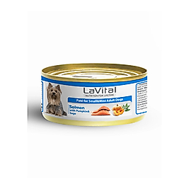 LaVital Somonlu Bal Kabaklı ve Ada Çaylı Küçük Irk Yetişkin Köpek Konservesi 85gr