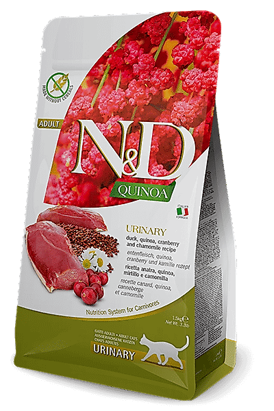 N&D Quinoa Ördekli Kızılcıklı İdrar Yolu Destekli Yetişkin Kedi Maması 1,5 Kg