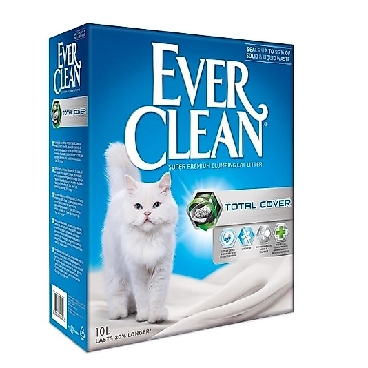 Ever Clean Total Cover Topaklanan Kedi Kumu 10 Lt