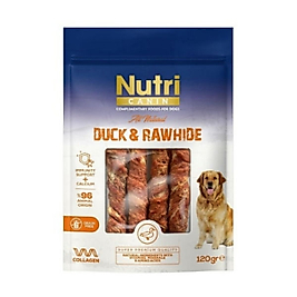 Nutri Canin Ördek Etli Sargılı Kemik Köpek Ödül Maması 120gr