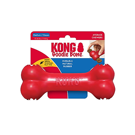 KONG Goodie Bone Kemik Şeklinde Çok Amaçlı Köpek Oyuncağı M