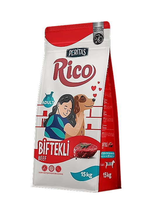 RICO Biftekli Yetişkin Köpek 15 Kg