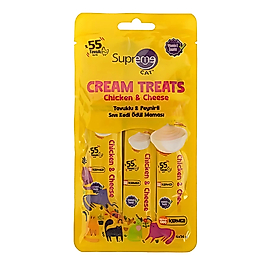 Supreme Cat Tavuklu ve Peynirli Krema Kedi Ödülü 4x14gr
