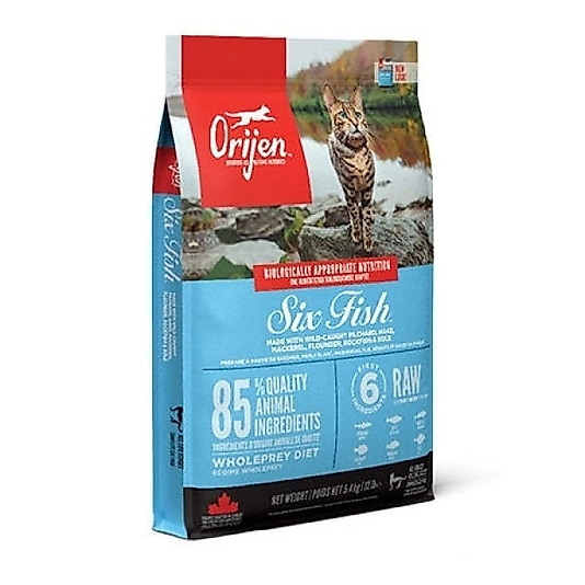 Orijen Six Fish 6 Balıklı Tahılsız Kedi Maması 5,4kg