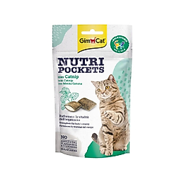 GimCat Nutripockets Kedi Otlu Multivitamin Kedi Ödül Maması 60gr
