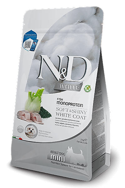 N&D Spirulina Levrekli Rezene Yetişkin Küçük Irk Köpek Maması 2 Kg