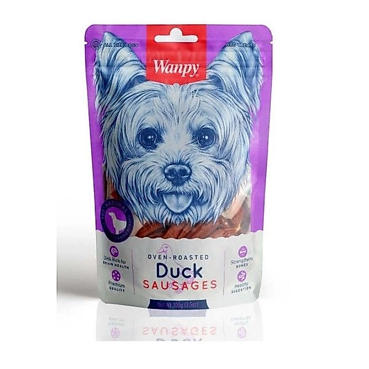 Wanpy Ördek Etli Sosis Köpek Ödül Maması 100gr