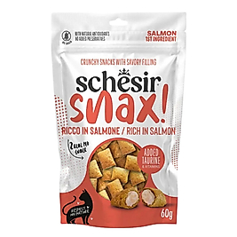 Schesir Snax Somonlu Tahılsız Dolgulu Kedi Ödül Maması 60gr
