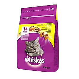 Whiskas Tavuklu ve Sebzeli Yetişkin Kedi Maması 300gr