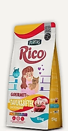RICO Tavuklu ve Biftekli Gurme Yetişkin Kedi Maması 15 Kg