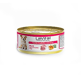 LaVital Ördekli, Balkabaklı ve Adaçaylı Küçük Irk Yetişkin Yaş Köpek Maması 85 g
