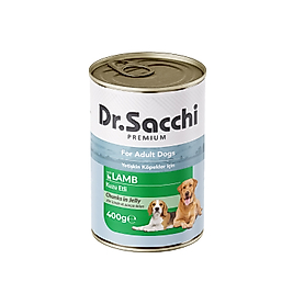 Dr. Sacchi Kuzu Etli Köpek Yaş Maması 400 GR