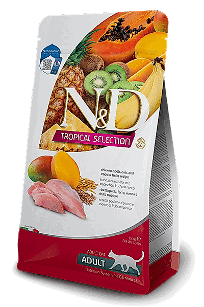 N&D Tropical Selection Tavuklu Yetişkin Kedi Maması 1,5 Kg