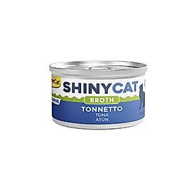 GimCat Shinycat Broth Sos İçinde Ton Balıklı Kedi Konservesi 70g