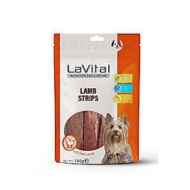 LaVital Lamb Strips Kuzu Etli Köpek Ödül Maması 100gr