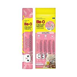 Me-O Çizgili Ton Balıklı Krema Kedi Ödül Maması 15gr (4'lü)