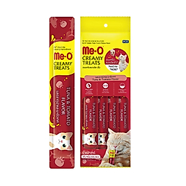 Me-O Ton Balıklı ve Domatesli Krema Kedi Ödül Maması 15gr (4'lü)
