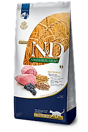 N&D Ancestral Grain Kuzulu Kavuzlu Buğdaylı Yulaflı Yaban Mersinli Kısırlaştırılmış Yetişkin Kedi Maması 10 Kg