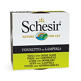 Schesir Jelly Ton Balığı ve Mahi Balığı Jöle İçinde Yetişkin Kedi Konservesi 85g