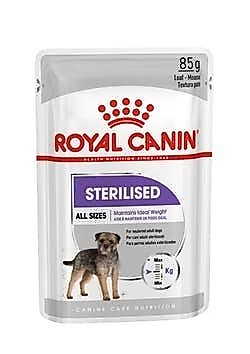 Royal Canin Sterilised Kısırlaştırılmış Köpek Yaş Mama 85 Gr