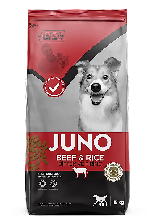 JUNO Sığır Etli Yetişkin Köpek 15 Kg