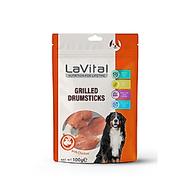 LaVital Grilled Drumsticks Tavuk Etli Baget Köpek Ödül Maması 100gr