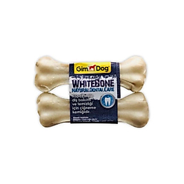 GimDog Mordimi Beyaz Press Kemik 13cm (2'li)
