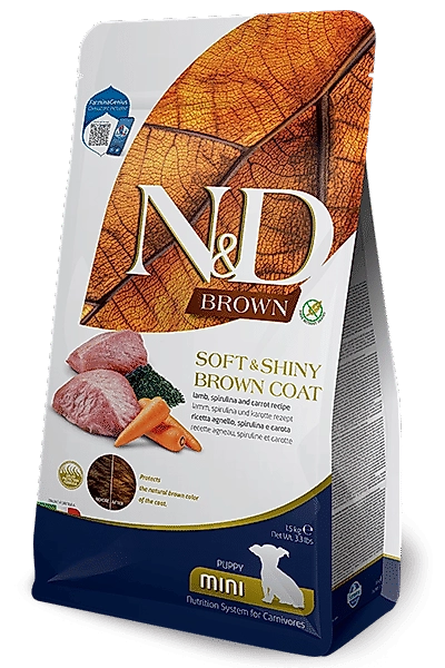 N&D Spirulina Kuzu Etli Havuçlu Yavru Küçük Irk Köpek Maması 1,5 Kg