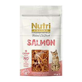 Nutri Feline Somonlu ve Catnipli Kedi Ödül Maması 50gr