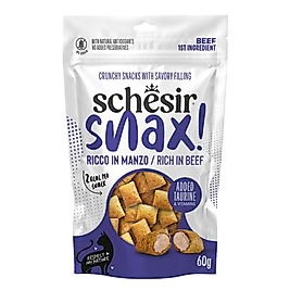 Schesir Snax Sığır Etli Tahılsız Dolgulu Kedi Ödül Maması 60gr