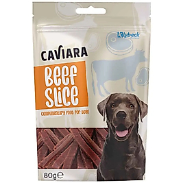 Caviara Köpek Ödülü Kurutulmuş Sığır Dilim 80 Gr