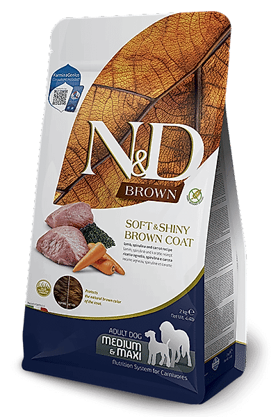 N&D Spirulina Kuzu Etli Havuçlu Yetişkin Küçük Irk Köpek Maması 2 Kg