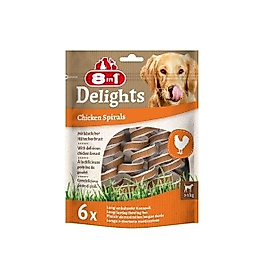 8in1 Delights Tavuklu Köpek Ödül Maması 60gr (6'lı)