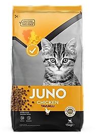 JUNO Tavuklu Yavru Kedi 15 Kg