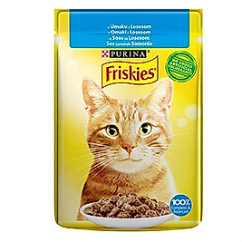Friskies Somonlu Sos İçerisinde Kedi Yaş Maması 85 Gr