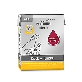 PLATINUM Ördekli ve Hindili Köpek Konservesi 185gr