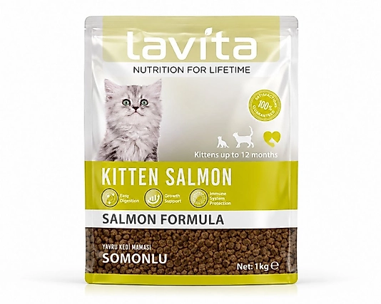 LaVital Somonlu Yavru Kedi Maması 1kg