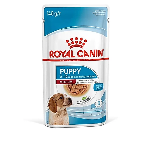 Royal Canin Medium Puppy Yavru Köpek Yaş Mama 140 Gr