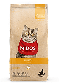 MİDOS Tavuklu Yetişkin Kedi 15 Kg