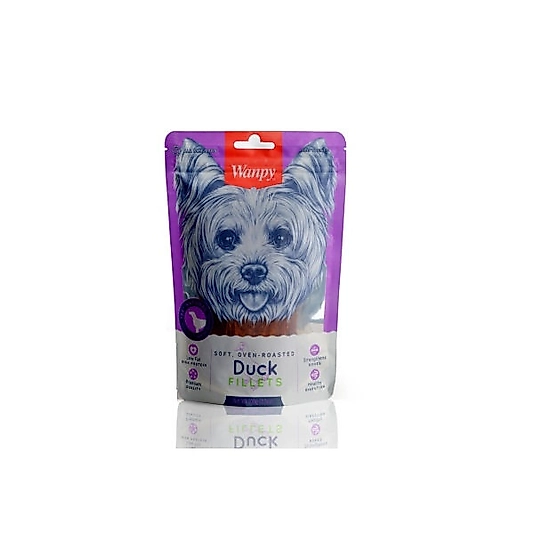 Wanpy Oven Roasted Gerçek Ördek Fileto Köpek Ödülü 100gr