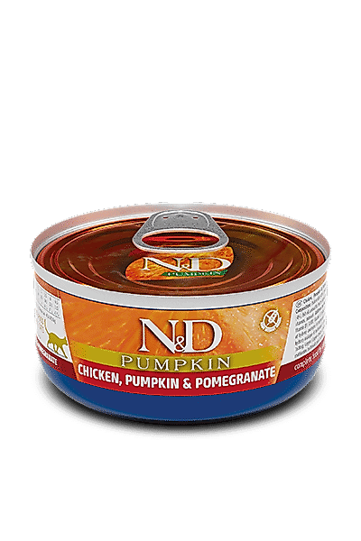 N&D Tavuk, Balkabağı ve Narlı Kedi Yaş Mama 70 Gr