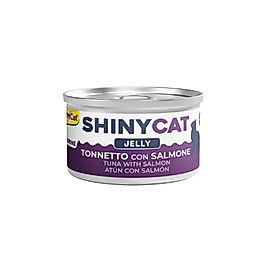 GimCat Shinycat Jöle İçinde Somonlu ve Ton Balıklı Kedi Konservesi 70g