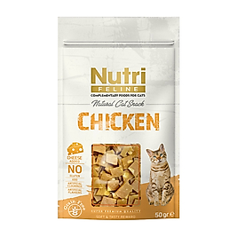 Nutri Feline Tavuklu ve Peynirli Kedi Ödül Maması 50gr