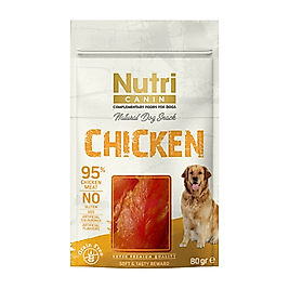 Nutri Canin %95 Tavuk Etli Tahılsız Köpek Ödül Maması 80gr