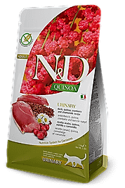 N&D Quinoa Ördekli Kızılcıklı İdrar Yolu Destekli Yetişkin Kedi Maması 1,5 Kg